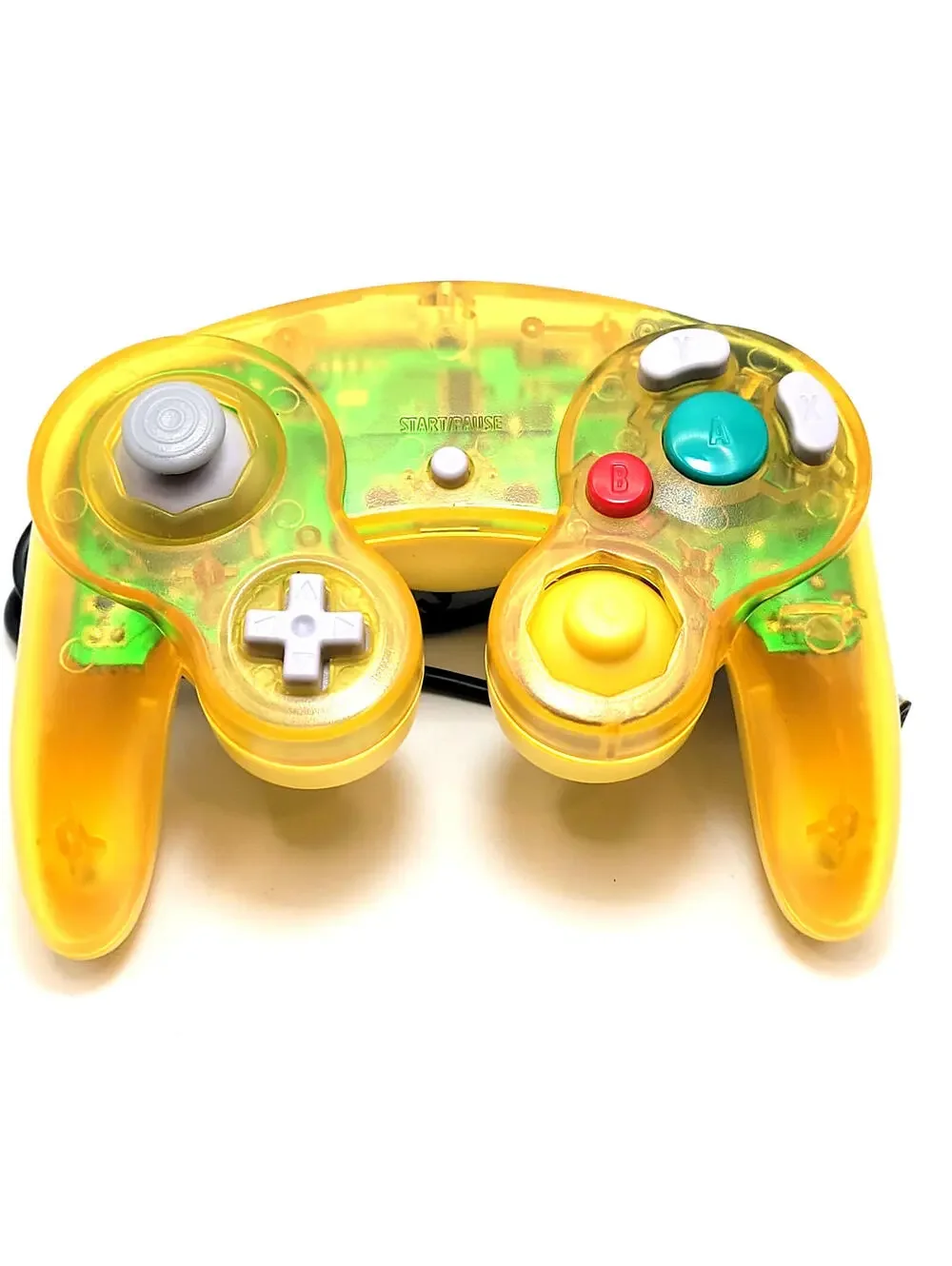 Nintendo GameCube Controller Game Pad For NGC - Wii - Yellow & Clear Yellow